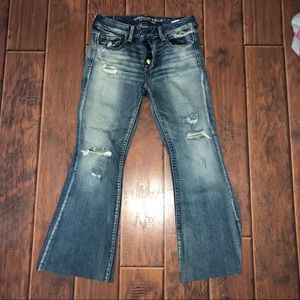 American eagle boho artist jeans